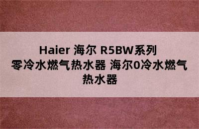 Haier 海尔 R5BW系列 零冷水燃气热水器 海尔0冷水燃气热水器